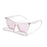 Triangle cat's eye glasses